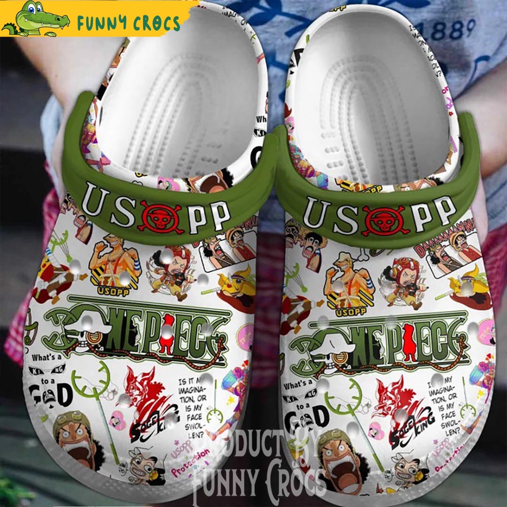 Usopp One Piece Crocs Shoes