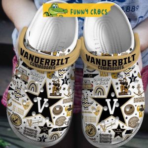 Vanderbilt Commodores Football Crocs Shoes 1