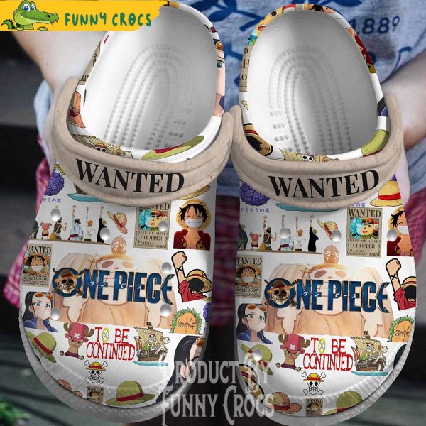 Wanted Poster One Piece Crocs Shoes - Discover Comfort And Style Clog ...
