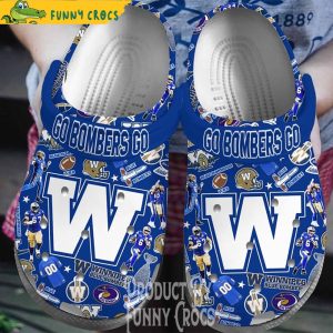 Winnipeg Blue Bombers News Crocs Shoes 1