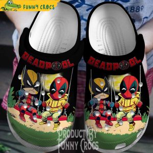 Wolverine And Deadpool Crocs Slippers 1