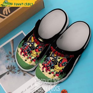 Wolverine And Deadpool Crocs Slippers 2