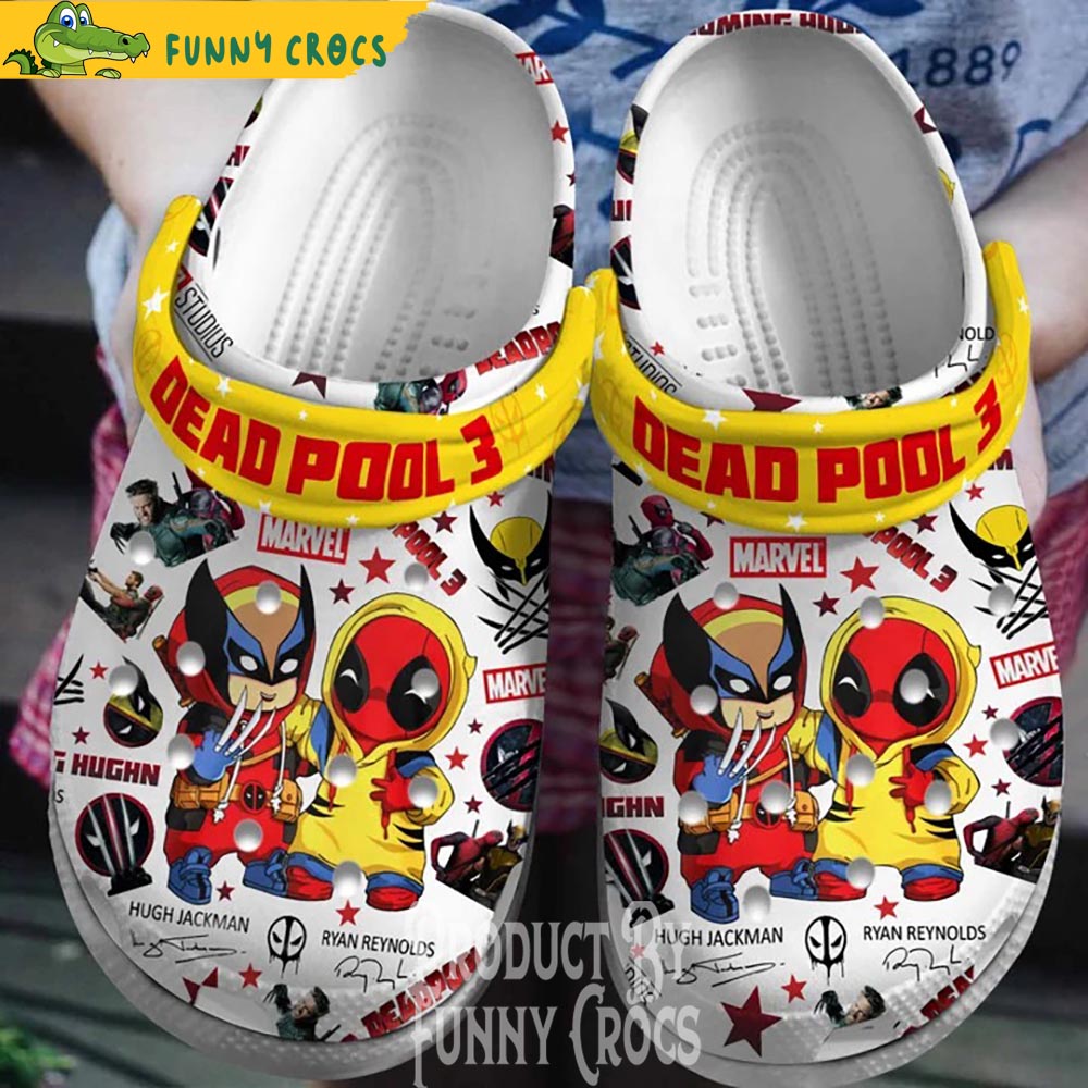 Wolverine Deadpool 3 Marvel Crocs Shoes - Discover Comfort And Style ...