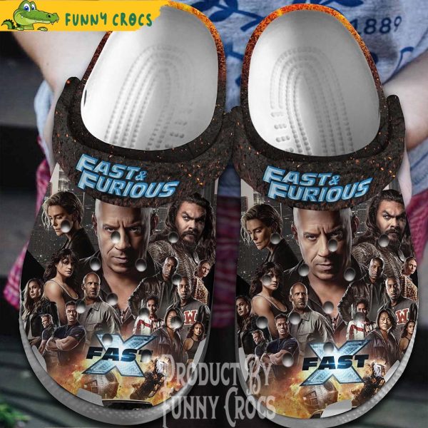 New Movie Fast And Furious Crocs Shoes