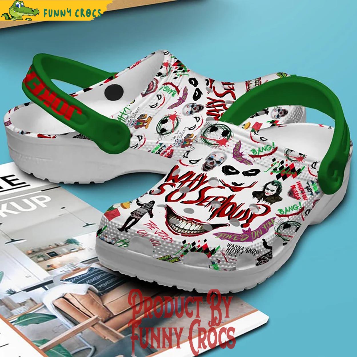 Joker Why So Serious Crocs Shoes