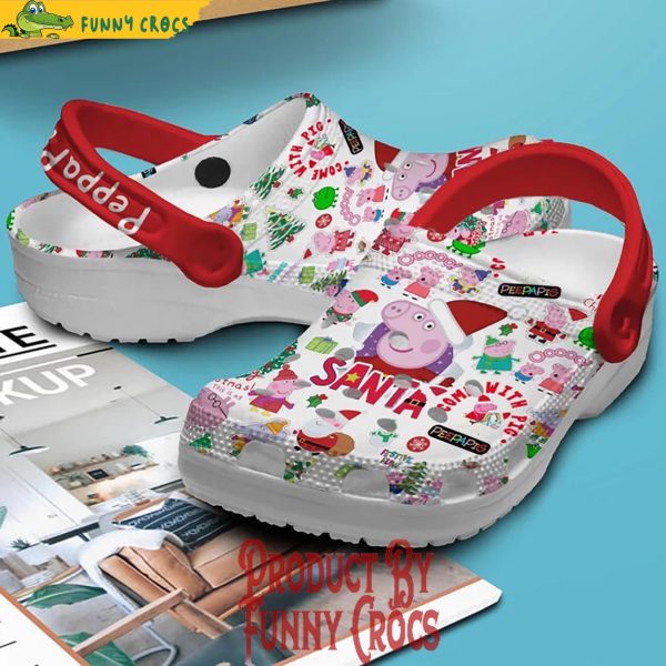 Santa Peppa Pig Crocs