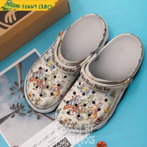 Winnie The Pooh A Very Merry Pooh Year Crocs Shoes