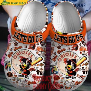 Baltimore Orioles Let’s Go O’s Orioles Crocs Shoes