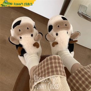 Black Cow Slippers 3