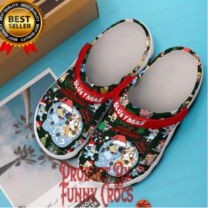 Blueymas Hooray It’s Bluey Christmas Crocs Shoes