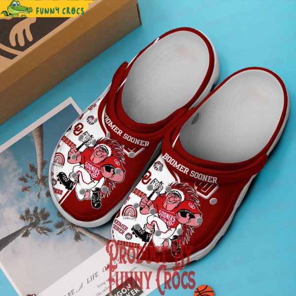 Boomer Sooner Oklahoma Crocs Shoes Slippers