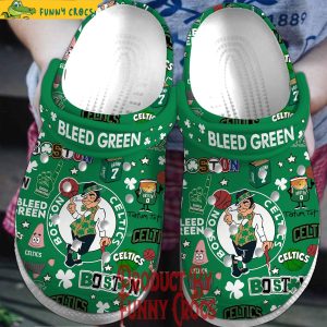 Boston Celtics Bleed Green Crocs Shoes