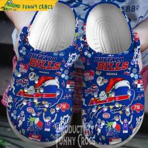 Buffalo Bills Christmas Crocs Shoes