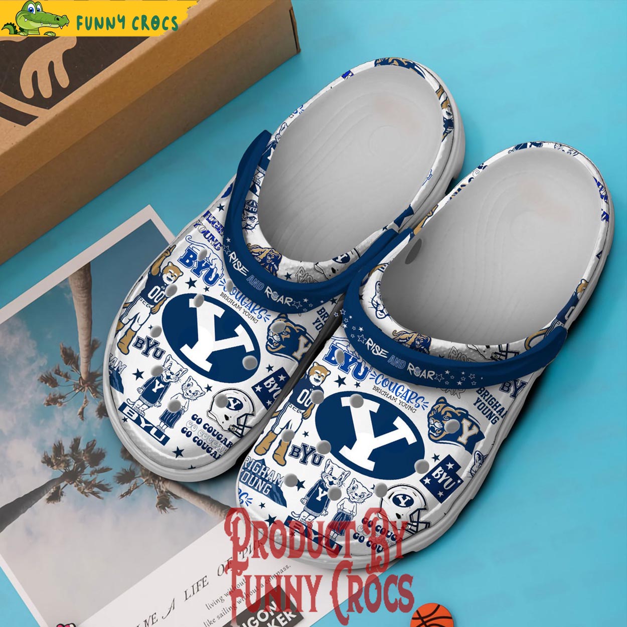Byu Cougars Crocs Shoes - Discover Comfort And Style Clog Shoes With ...