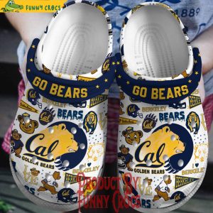 Cal Golden Bears Crocs Shoes 1