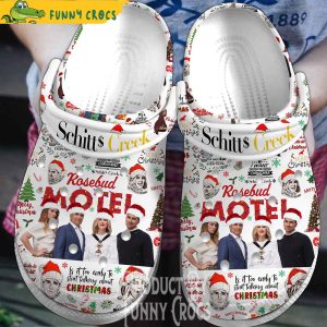 Christmas Rosebud Motel Crocs Shoes