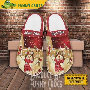 Christmas Snowman Crocs Clogs Shoes 1