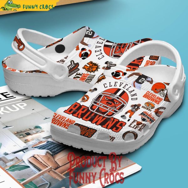 Cleveland Browns Crocs For Adults