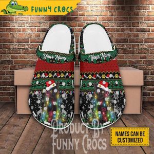 Custom Christmas British Shorthai Crocs Shoes 1