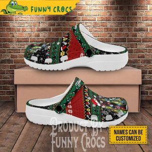 Custom Christmas British Shorthai Crocs Shoes 2