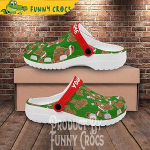 Custom Christmas Naughty Gingerbread Crocs Shoes 2