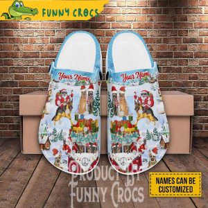 Custom Christmas Santa Claus Crocs Shoes 1