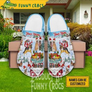 Custom Christmas Santa Claus Crocs Shoes 2