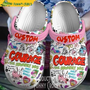 Custom Courage The Cowardly Dog Crocs