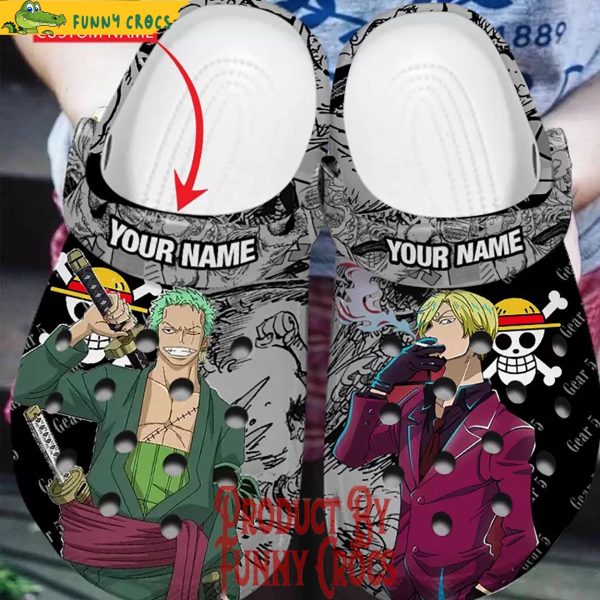 Custom Zoro And Sanji One Piece Crocs