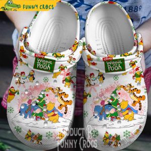 Disney Winnie The Pooh Christmas Crocs Clogs 1