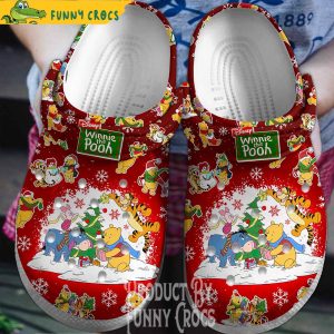 Disney Winnie The Pooh Christmas Crocs Shoes 1