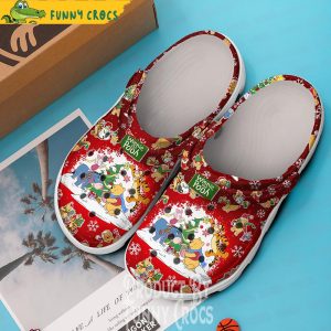Disney Winnie The Pooh Christmas Crocs Shoes 2
