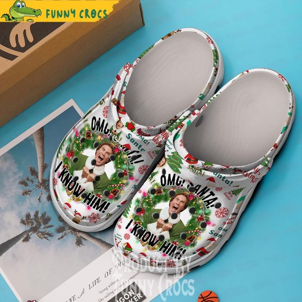 Elf Omg Santa I Know Him Crocs Shoes