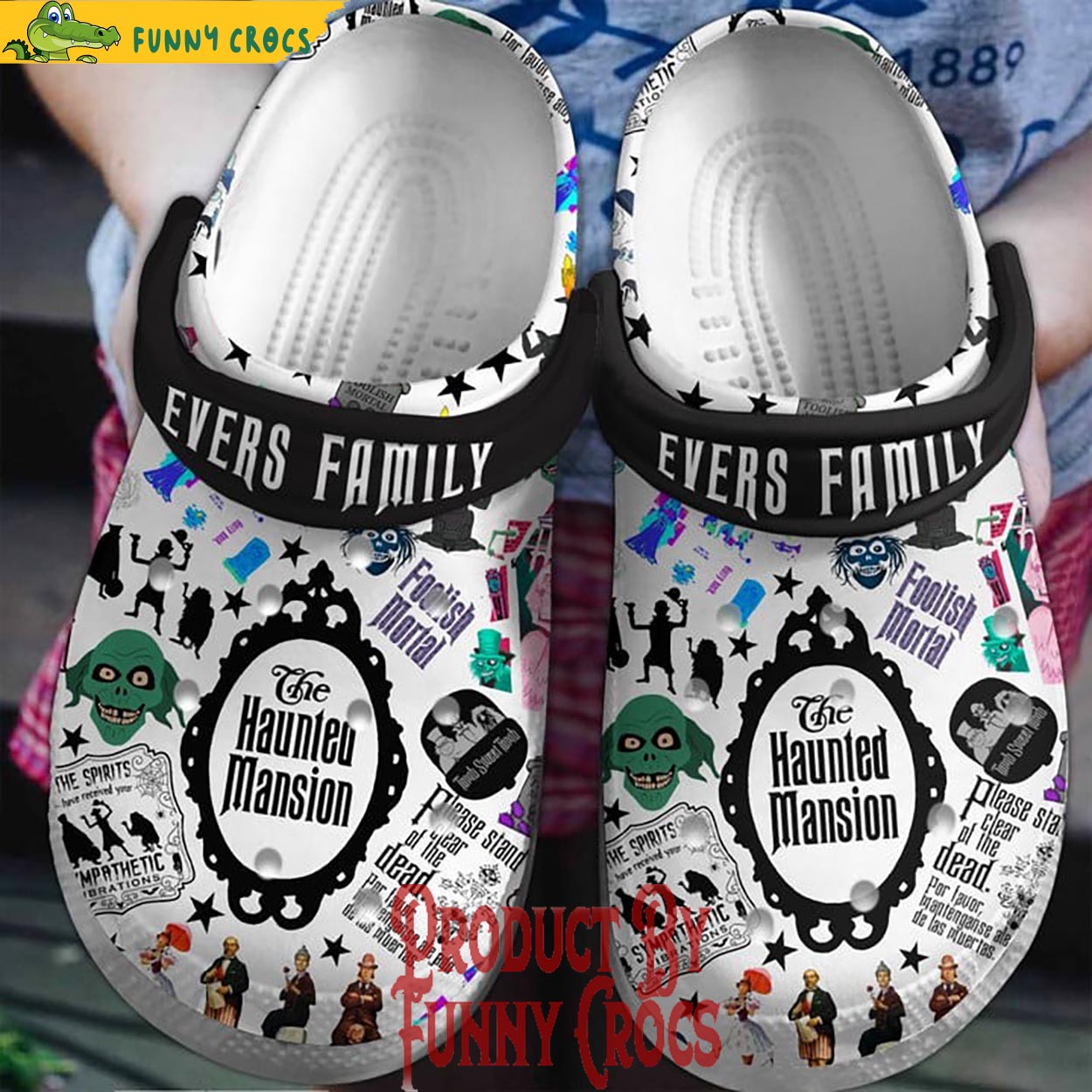 Evers Family The Haunted Mansion Crocs
