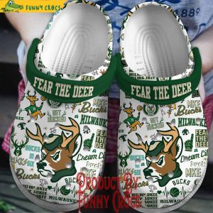 Fear The Deer Milwaukee Bucks Crocs Shoes 1