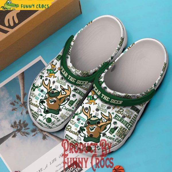 Fear The Deer Milwaukee Bucks Crocs Shoes