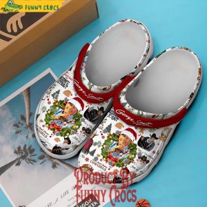 George Strait Christmas Crocs Shoes 3