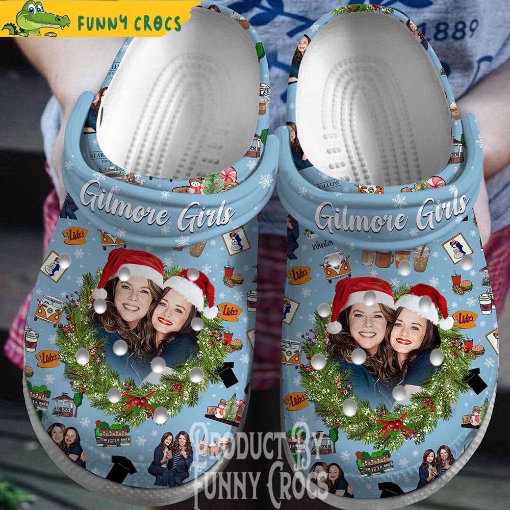 Gilmore Girls Christmas Crocs Clogs