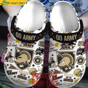 Go Army Black Knights Crocs Shoes 1