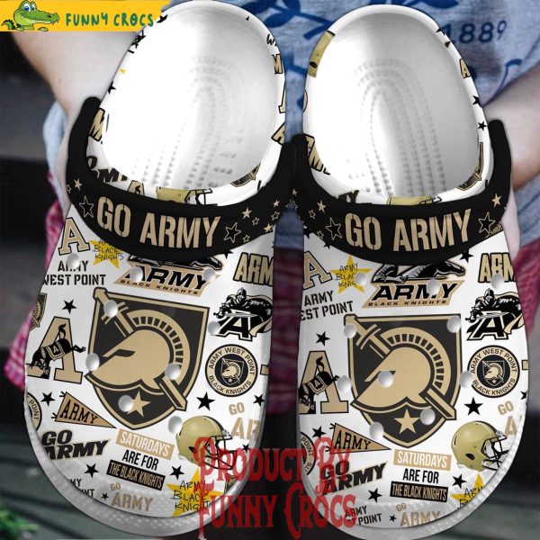 Go Army Black Knights Crocs Shoes