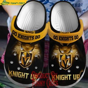 Go Knight Go Vegas Golden Knights Crocs 1