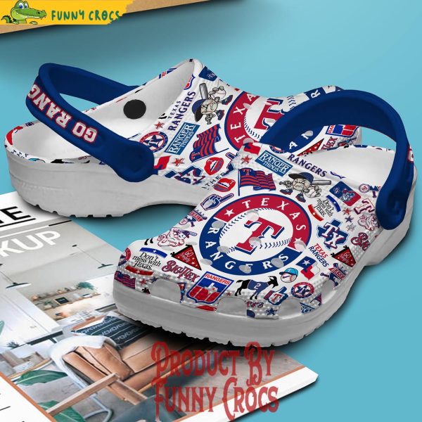 Go Rangers Texas Rangers Crocs