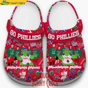 Go philadelphia Phillies Crocs 1