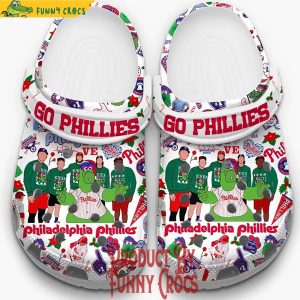 Go Philadelphia Phillies Crocs Shoes