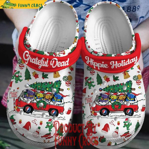 Grateful Dead Christmas Crocs