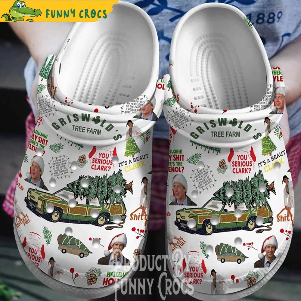 Griswold Christmas Tree Farm Movie Crocs Shoes