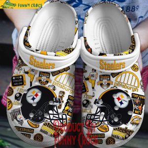 Helmet Pittsburgh Steelers Crocs Shoes