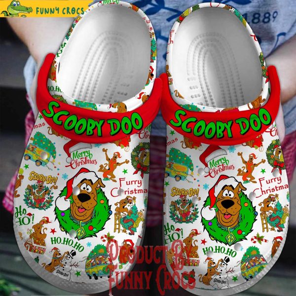 Ho Ho Ho Merry Christmas Scooby Doo Crocs