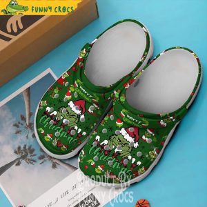 Ho Ho Ho Merry Christmas Grinch Crocs Clogs