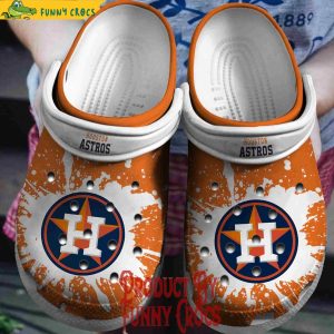 Houston Astros Baseball Logo Crocs Clogs